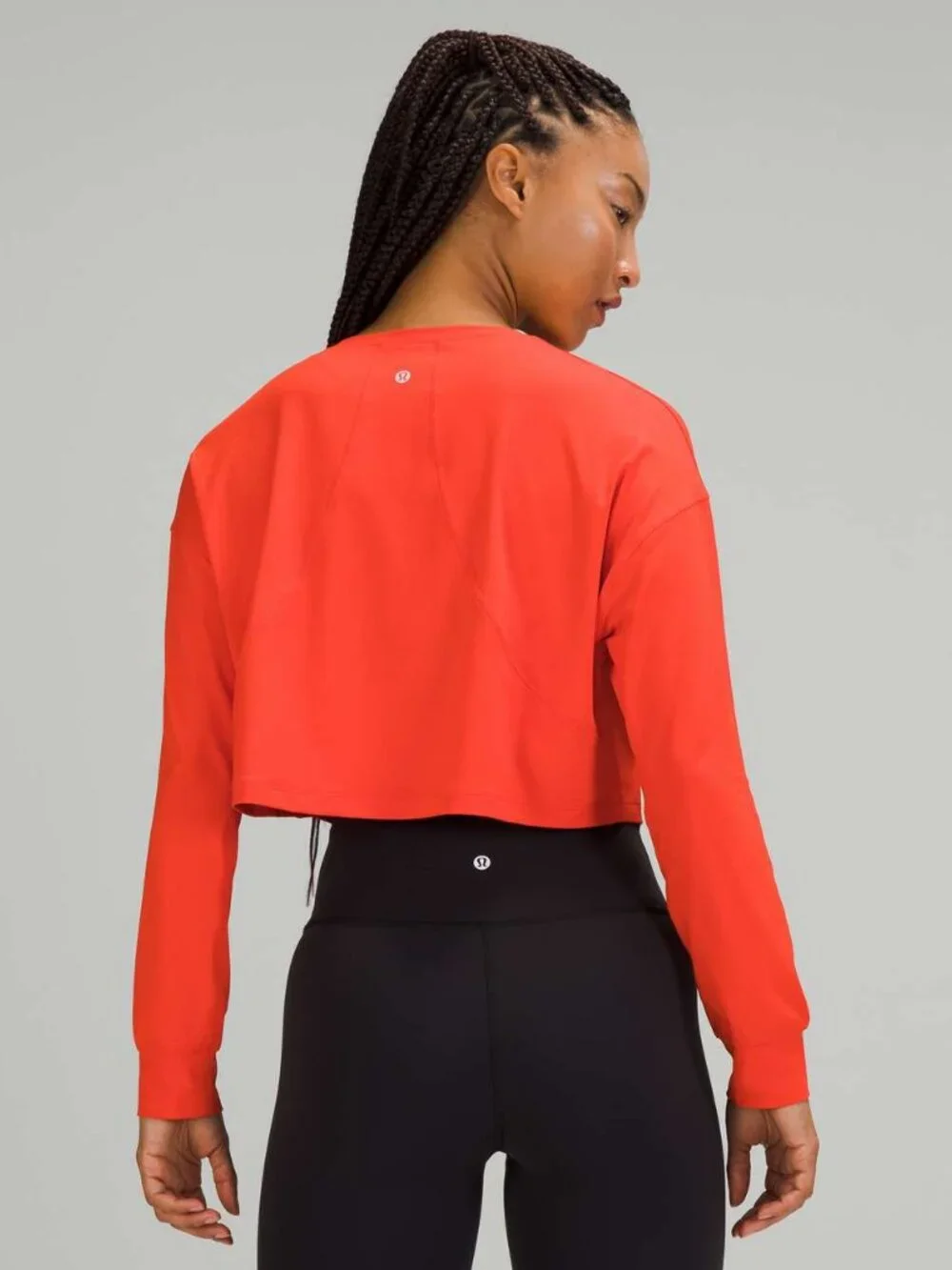 Lululemon Muscle Love Long Sleeve In Autumn Red Training Activewear